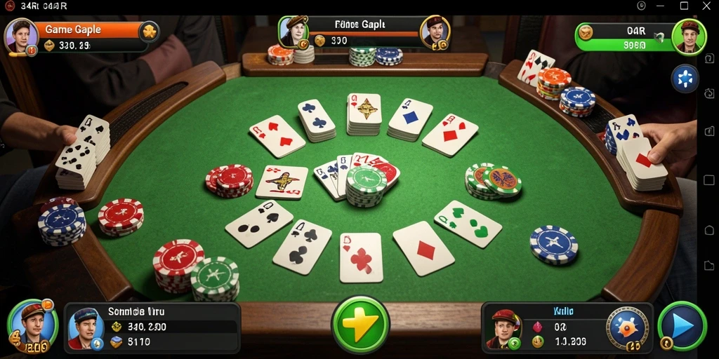 Tampilan gameplay 34R yang menarik dan mengasyikkan.