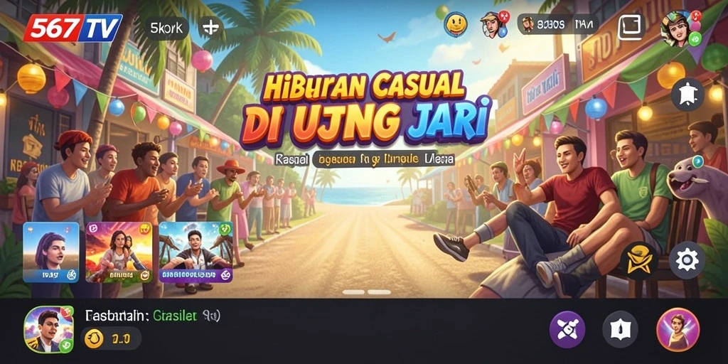 Tampilan gameplay Casual dari 567TV yang seru dan menarik.