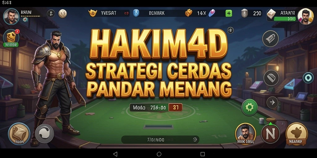 Tampilan menarik dari gameplay HAKIM4D yang penuh strategi.