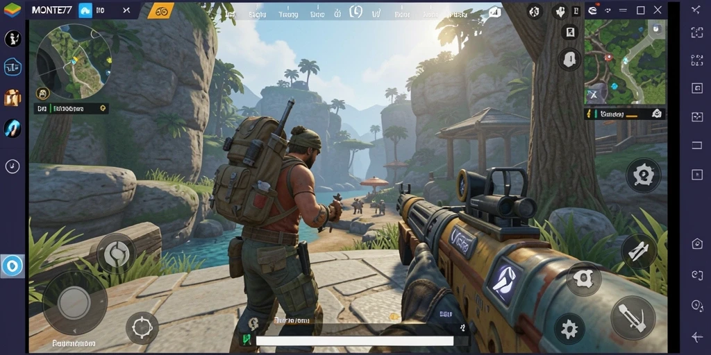 Gameplay seru dalam MONTE77 ditampilkan dengan grafik luar biasa.