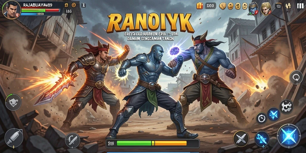 Tampilan gameplay seru dan menegangkan dari RAJABUAYA89.