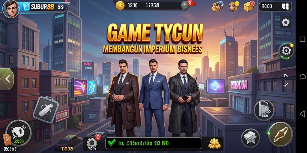 Tampilan gameplay menarik di SUBUR88 dengan berbagai pilihan bisnis.