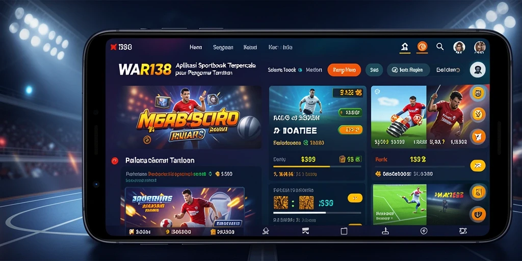 Tampilan screenshot utama WAR138 menampilkan suasana taruhan olahraga yang mengasyikkan.